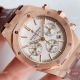 BF Swiss Audemars Piguet Royal Oak Rose Gold Brown Leather Band Watch 41mm (4)_th.jpg